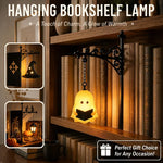 lampe suspendue vintage fantôme citrouille halloween décoration maison noire blanche jaune floral