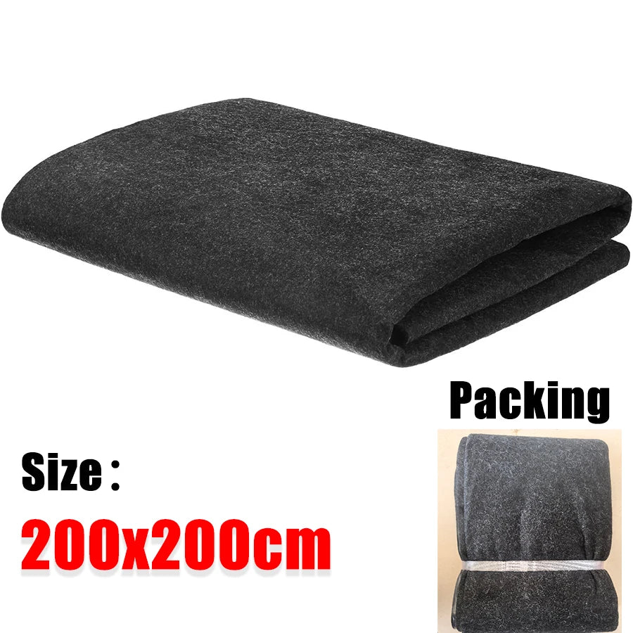 tapis barbecue noir résistance chaleur antiadhésif facile nettoyage anti poussière imperméable corrosion moderne