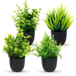 plantes artificielles feuilles vertes pot moderne décoration extérieure ornement dense foliage