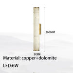 lampe murale moderne marbre blanc doré fixée mur câble électrique opaque chinois chambre coucher