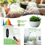 lampe led croissance plante spectre complet 6000k adhésif moderne câble usb commande distance