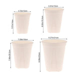 pots fleurs noirs blancs modernes couvercles perforés tailles diverses hydroponie jardinage
