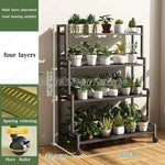 étagère roulettes blanc moderne niveaux support plantes intérieur extérieur assemblage métal