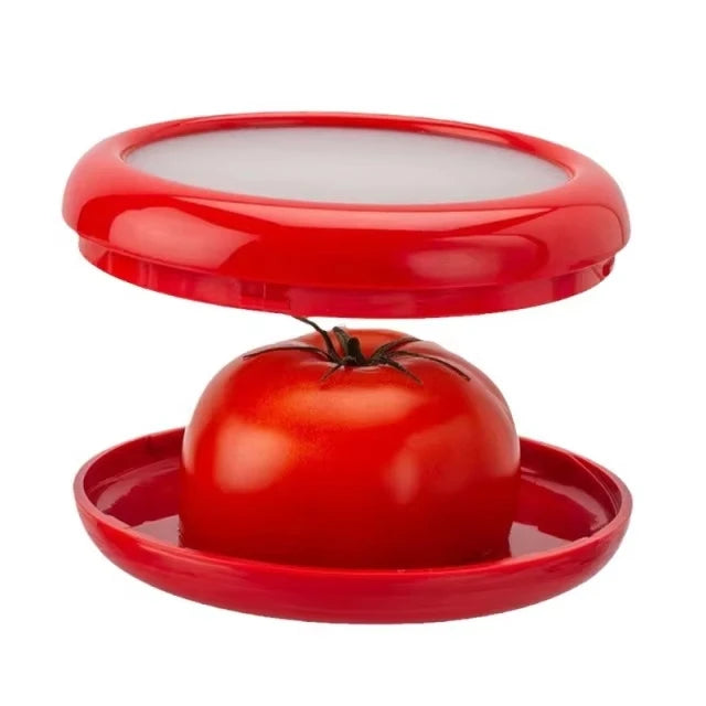 boîtes conservation alimentaire transparentes modernes respectueuses l'environnement couleurs vert jaune rouge adhésif