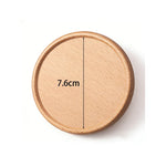 coasters bois naturels respectueux environnement minimaliste bois chêne noyer sets coeurs rectangles