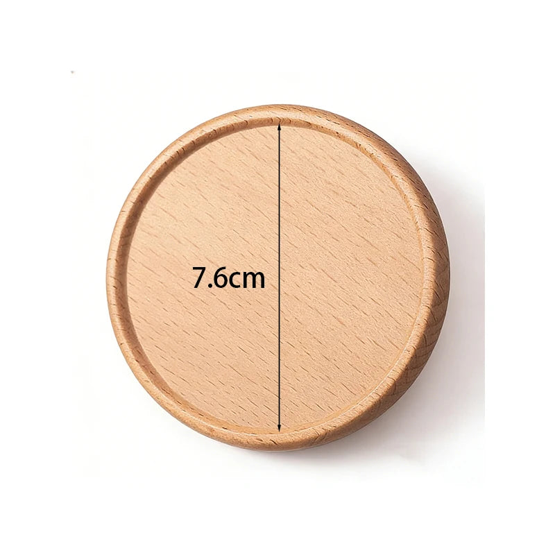 coasters bois naturels respectueux environnement minimaliste bois chêne noyer sets coeurs rectangles