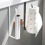 porte serviettes moderne acier inoxydable blanc noir motifs nourriture clips salle bain cuisine