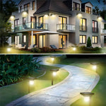 projecteurs solaires autonomes détecteur mouvement ip65 led noir blanc contemporains jardin extérieur