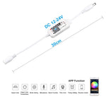 contrôleur led wifi blanc moderne connecteur qr code app alexa google