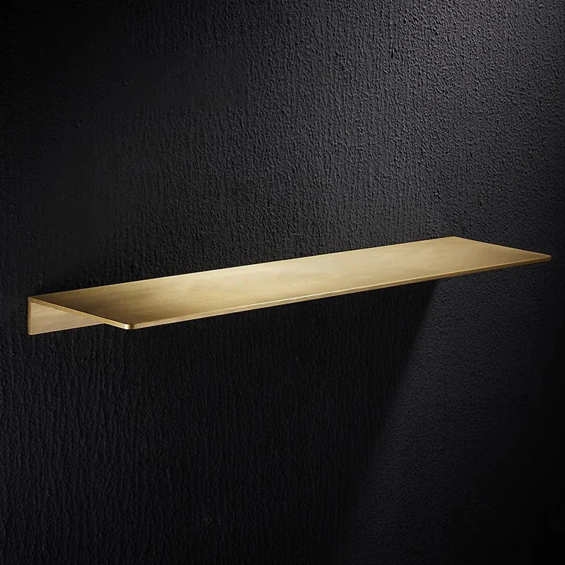 étagère murale moderne étagère salle bain laiton dorée 40cm 50cm.linspace()