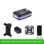 torche lampe noire led rechargeable sensor clips moderne compact usb