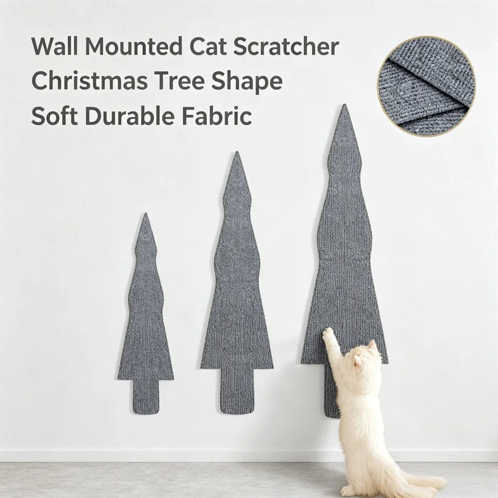 griffoir mural adhésif chat tissu texture moderne protège angle intérieur gris