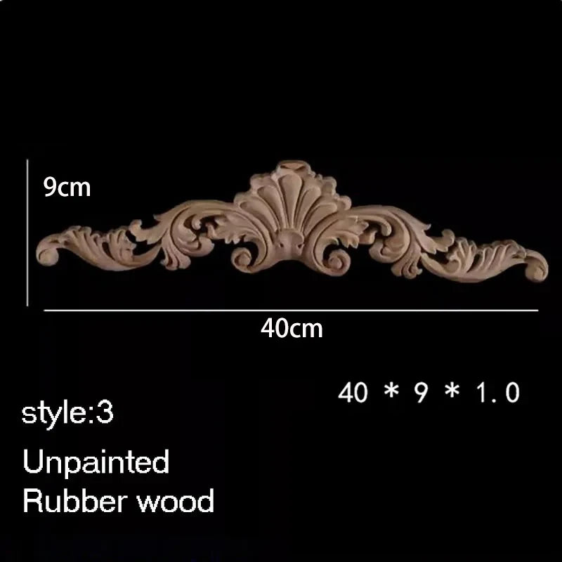 ornement decoratif bois fleur sculpte naturel classique baroque noel valentin mariage halloween pâques anniversaire