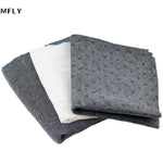 tissu polyester coton imperméable tissage fin points noirs gris blanc moderne tapis broderie tufting