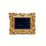support bijoux or vert blanc ornements baroques velours classique baroque