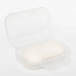 boîte savon moderne transparente bleu clair boîte savon minimaliste rose blanche plastique voyage salle