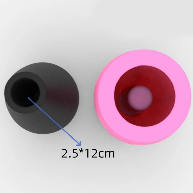 moule silicone vase fleur pinceau maquillage canette base pendentif rose noir marbré bijoux résine