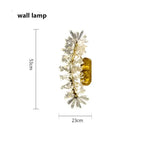 lustre suspension moderne cristal doré transparent luminaires salon luxe géométrique