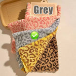 serviettes rose gris jaune marron imprimé léopard texturées absorption haute toilette utilisation domestique polygone