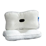 oreiller concave décoration literie coton polyester géométrique moderne blanc sommeil