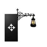 lampe décorative rétro fantôme livres suspension murale led transparente vintage