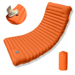 matelas gonflable camping pliant pompe main sac rangement oreiller randonnée
