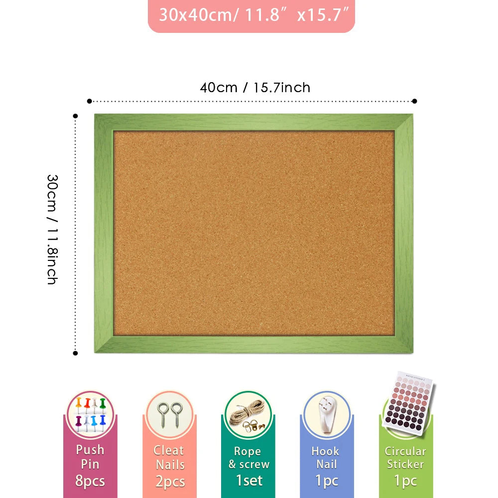 tableau clous bois noir blanc vert moderne élégant décoration maison école naturel grainé