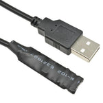 câble usb noir connecteur usb contrôleur led boutons mode vitesse lumiere série moderne