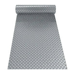 tapis sol pvc antidérapant texture diamantée gris moderne résistant corrosion salle sport parking voiture