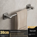porte serviettes mural adhésif moderne noir mat lisse opaque salle bain douche toilettes.storage