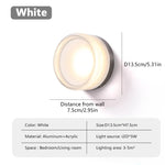 applique murale moderne vert jaune blanc rayures concentriques adhésive led éclairage quotidien fixée mur