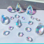 kits diy cristaux irisés suncatchers bijoux bohèmes dorées étoiles lunes