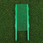 support plante structure rectangulaire plastique transparent grille pieds métalliques fixations jardinière plantes grimpantes decorationintérieur