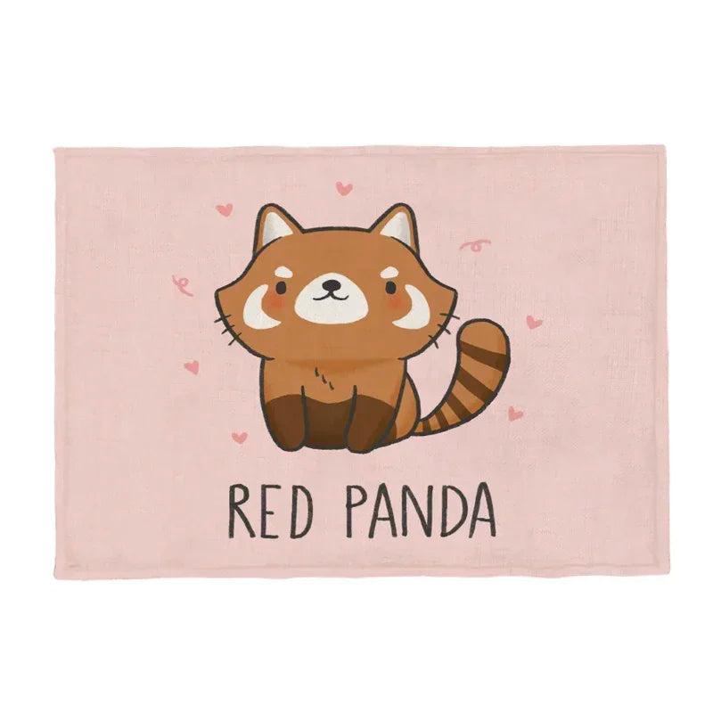 serviette table rectangulaire tissu motif animaux mignons dessin animé décoration salle manger