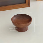 plateau rangement bois oval moderne organise bijoux livres objets ménagers