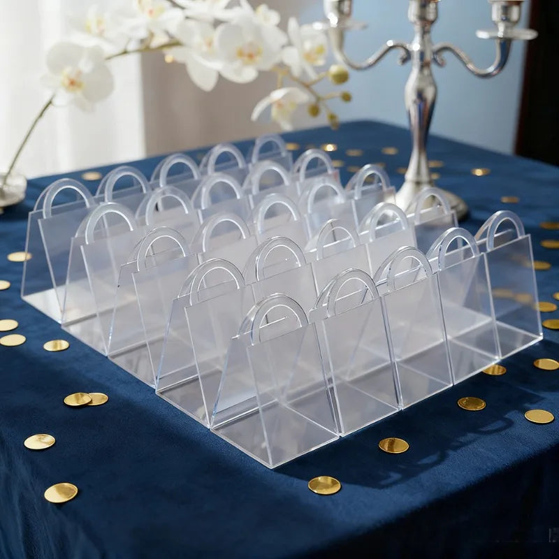 boîtes rangement transparentes acrylique mariage anniversaire valentin noël moderne minimaliste
