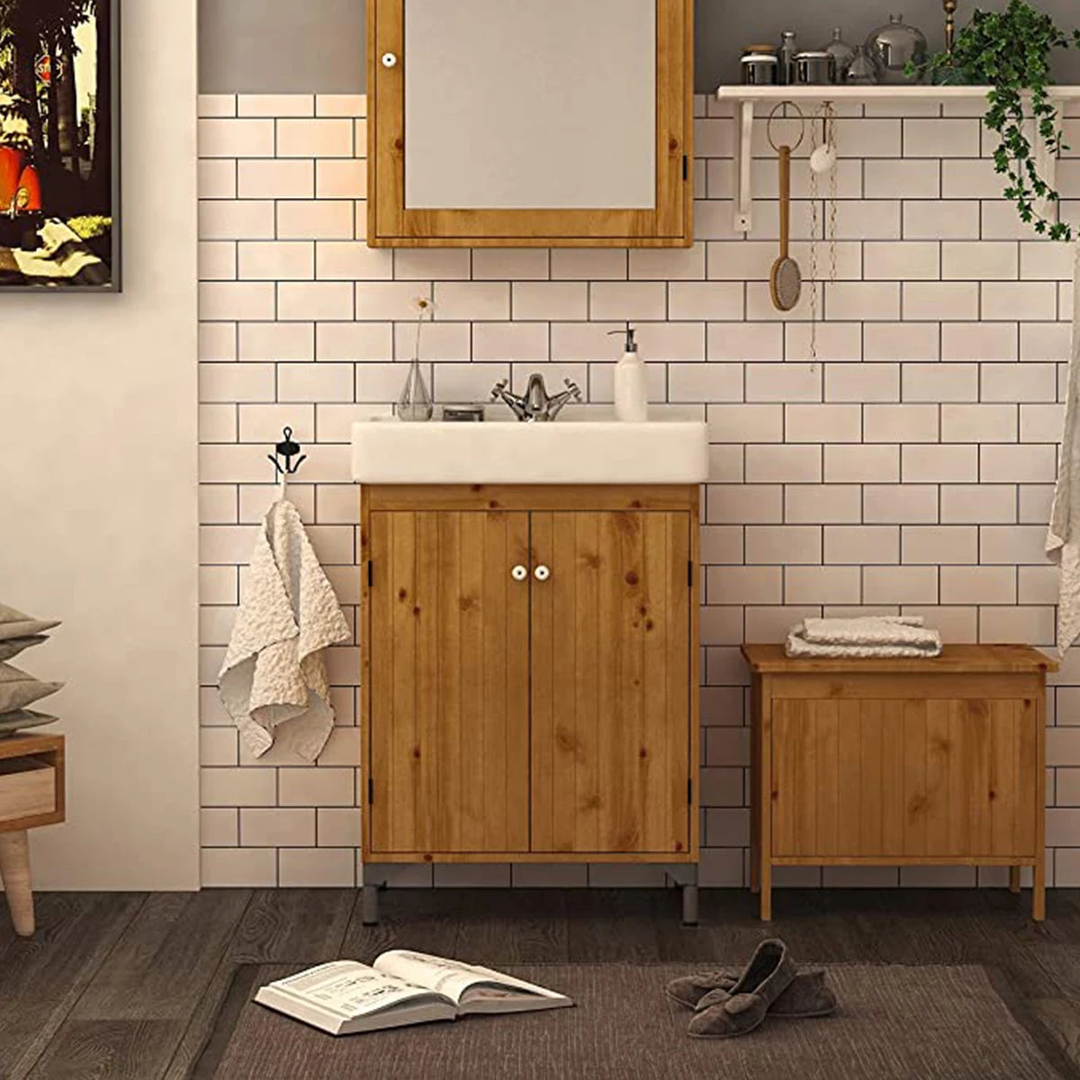 sticker carreaux imitation faïence blanc noir gris moderne industriel vintage adhésif cuisine salle bain