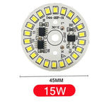plaque led circulaire diodes blanc moderne 28mm 30mm 35mm 40mm 45mm 3w 5w 7w