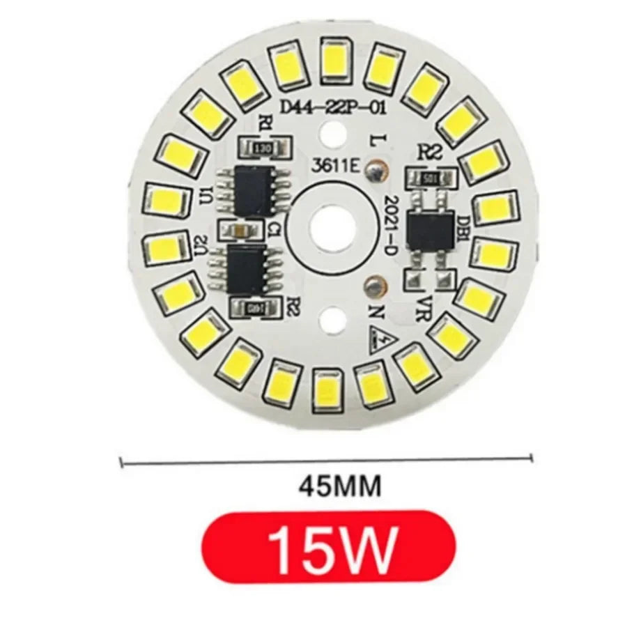plaque led circulaire diodes blanc moderne 28mm 30mm 35mm 40mm 45mm 3w 5w 7w