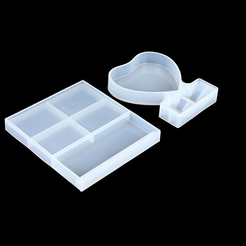 moules résine époxy silicone blanc modernes clips diy déco savon gâteau photo