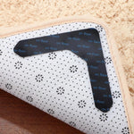 anti dérapant tapis noir beige grips adhésifs moderne minimalisteintérieur salle bain non slip washable