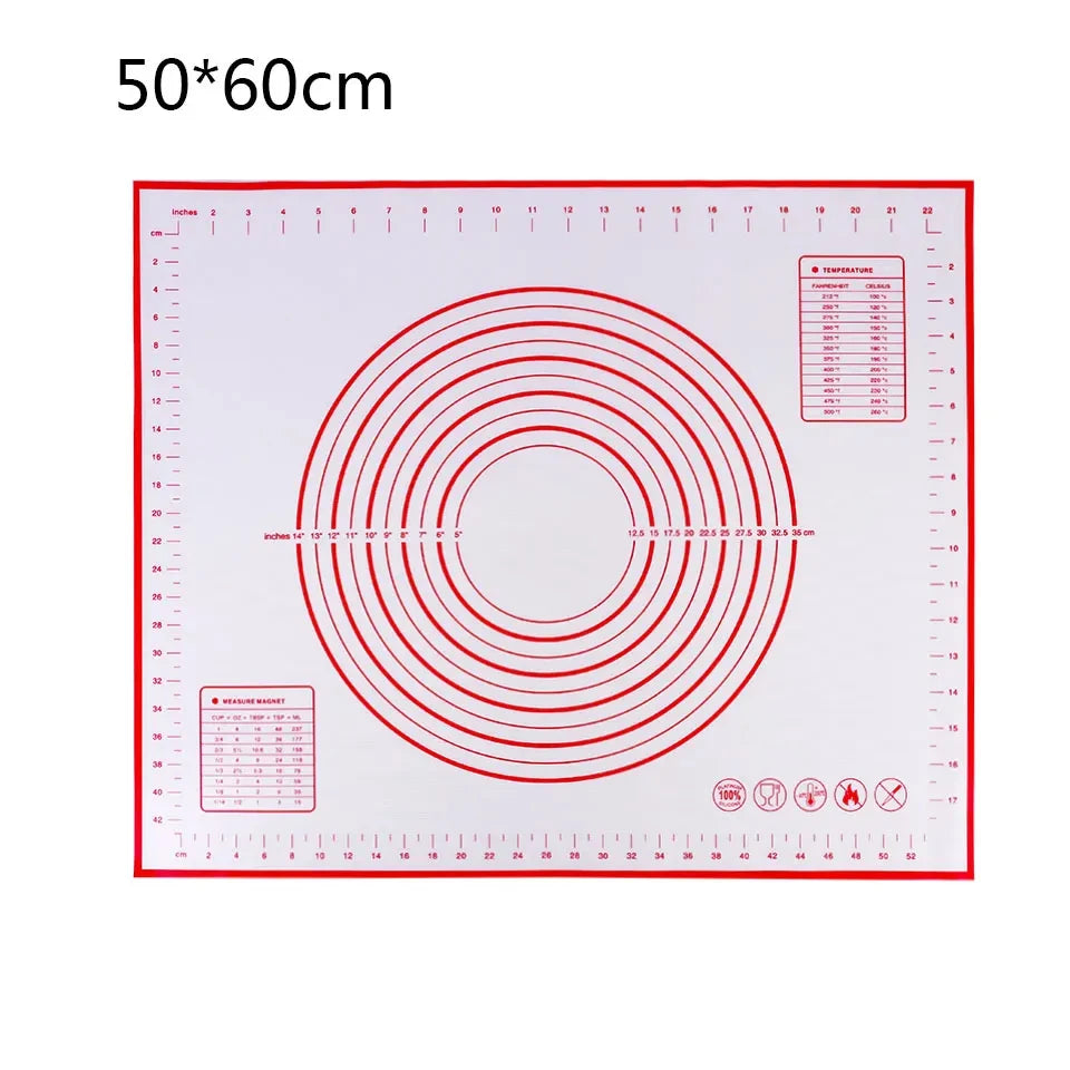 tapis pâtisserie silicone violet blanc dessins pâtisserie pratique rouleaux sucre pâte four