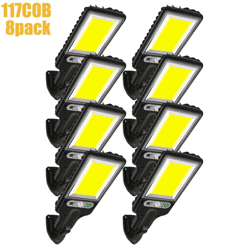 lampe solaire détecteur mouvement adhésive moderne noir jaune 84x225mm ip65 led