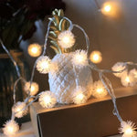 guirlande lumineuse led blanc boules pompon moderne 10 led 3m 20 led 6mDecoration Noël