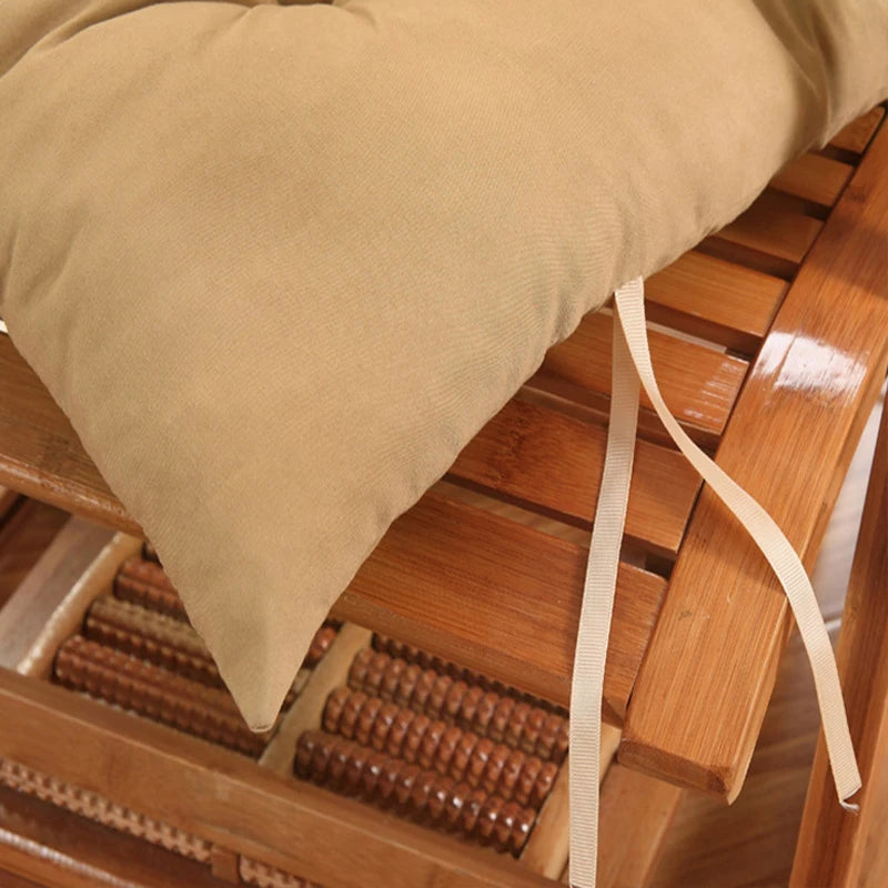 coussin chaise bascule mousse pe polyester moderne confortable patch travail uni doux opaque