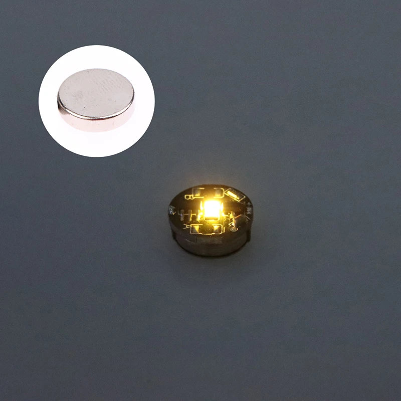 mini lampe led aimantée couleurs variées moderne technologique lampe centrale cercle