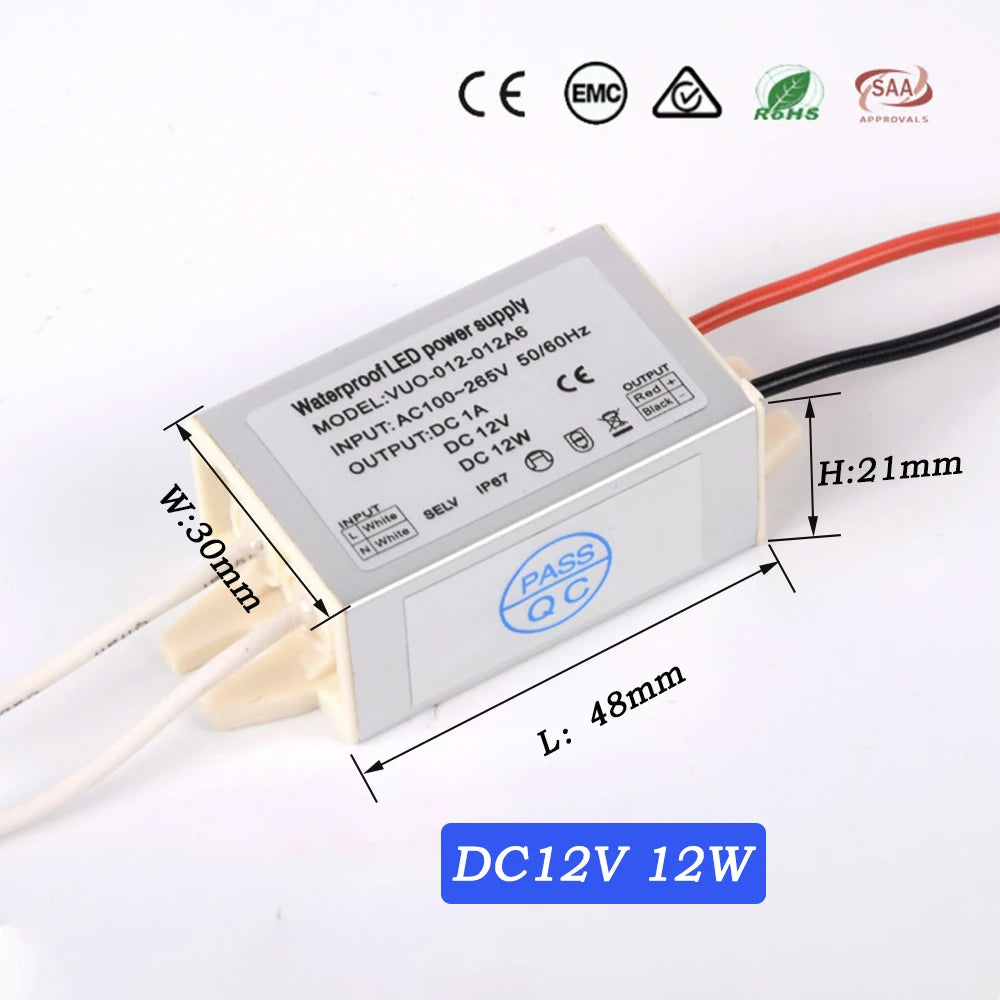 Spot LED argenté moderne 9lumières alimentation éclairage intérieur 12V 1W