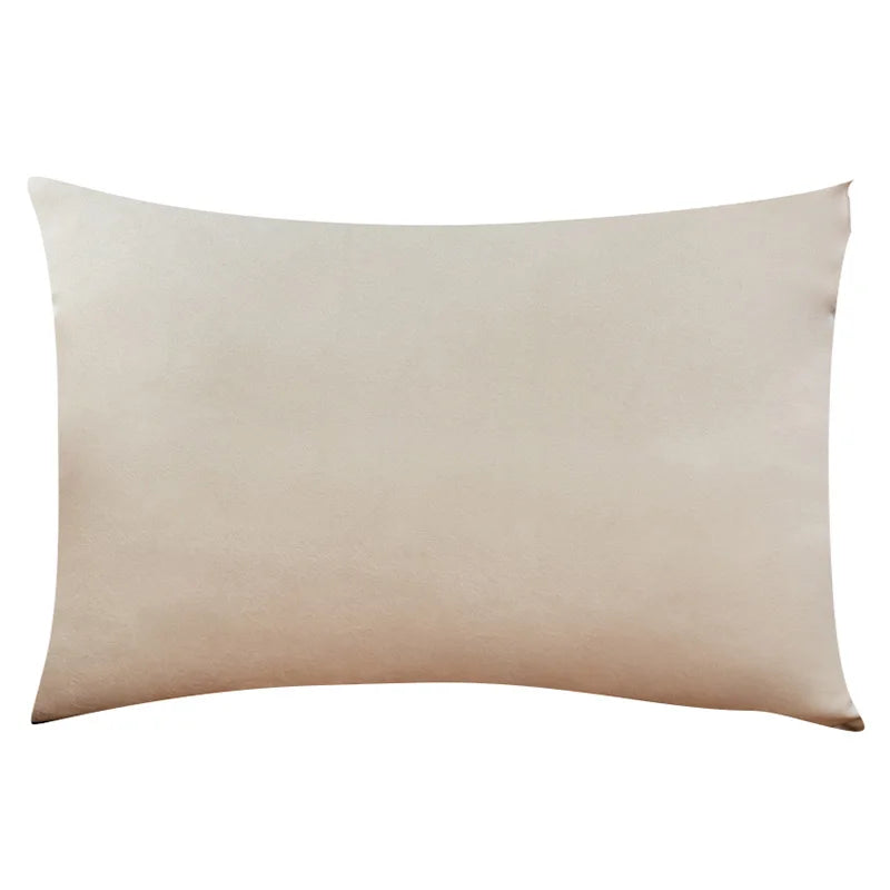 housse coussin velours uni 30x50 cm décoration salon canapé chambre moderne couleur violette