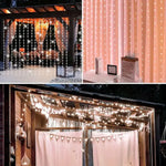 rideau lumineux solaire led blanc multicolore moderne modes