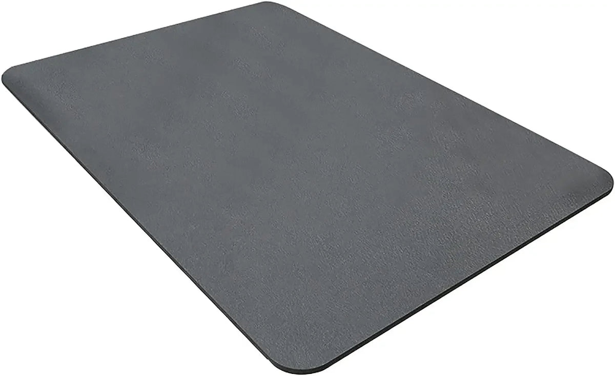 tapis table absorbant moderne noir texture cuir 30cm 40cm 50cm 60cm